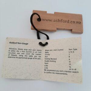 Ashford yarn gauge